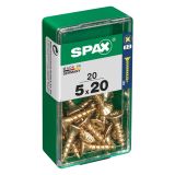 UNIVERZALNI VIJAK SPAX PZ 5X20 YELLOX A2G V ZAVITKU 20KOS