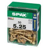 UNIVERZALNI VIJAK SPAX PZ 5X25 YELLOX A2G V ZAVITKU 50KOS