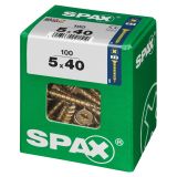 UNIVERZALNI VIJAK SPAX PZ 5X40 YELLOX A2G V ZAVITKU 100KOS