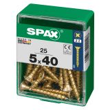 UNIVERZALNI VIJAK SPAX PZ 5X40 YELLOX A2G V ZAVITKU 25KOS