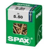 UNIVERZALNI VIJAK SPAX PZ 5X50 YELLOX A2G V ZAVITKU 75KOS