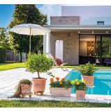 GLINENI ZUNANJI LONEC DEROMA QUADRO SICILIA TERRACOTTA 17 CM