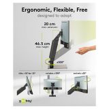 RAČUNALNIŠKI DODATEK GOOBAY NOSILEC NAMIZNO SIGLE FREESTANDING 17" TO 32"