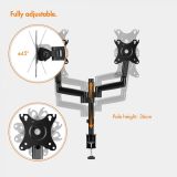 RAČUNALNIŠKI DODATEK VONHAUS NOSILEC ZA MONITOR DVOJNI DO 32" PLINSKI DROG