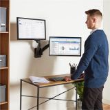 RAČUNALNIŠKI DODATEK VONHAUS NOSILEC ZA MONITOR STENSKI, DVOJNI