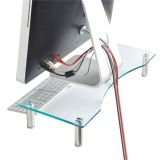 RAČUNALNIŠKI DODATEK VONHAUS STEKLEN PODSTAVEK ZA MONITOR S PROZOREN