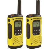 RADIJSKA POSTAJA MOTOROLA T92 H20 WALKIE TALKIE RUMENO-ČRN