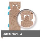 LESENA VRTNA HIŠKA KARIBU RADUR 0 370X236X247 LES 28MM