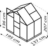 RASTLINJAK, STEKLO/POLIK. VITAVIA KAPITOL 2500 ESG/HKP ALU