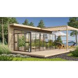 RASTLINJAK, STEKLO/POLIK. VITAVIA ATHENA 11900 ESG/VP ČRNA 2.7X4.6M