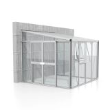 RASTLINJAK, STEKLO/POLIK. VITAVIA ATHENA 7000 ESG/VP ALU 2.7X2.7M