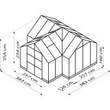 RASTLINJAK, STEKLO/POLIK. VITAVIA CLARUS ESG 3MM