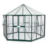 RASTLINJAK, STEKLO/POLIK. VITAVIA GALAXY 9000 ESG/HKP SMARAGDNA 284X336X383