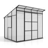 RASTLINJAK, STEKLO/POLIK. VITAVIA PLAYA 5900 ESG/VP 2.5X2M ČRNA