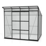 RASTLINJAK, STEKLO/POLIK. VITAVIA PLAYA 5900 ESG/VP 2.5X2M ČRNA