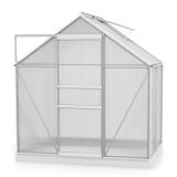 RASTLINJAK, VOLTE PLOŠČE VITAVIA PLANET 2500 HKP 6MM, 1,95X1,31M ALU- RASTLINJAK+TEMELJ ZA OKVIR