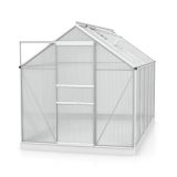 RASTLINJAK, VOLTE PLOŠČE VITAVIA PLANET 6200 HKP 6MM, 1,95X3,21M ALU - RASTLINJAK+OKVIR ZA TEMELJ