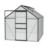 POLIKARBONATNI RASTLINJAK VITAVIA COMET 5000 HKP4MM ČRNA