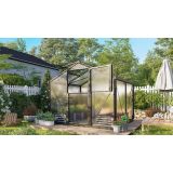 POLIKARBONATNI RASTLINJAK VITAVIA DEIMOS 5800 HKP10MM, ČRNA