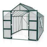 POLIKARBONATNI RASTLINJAK VITAVIA OLYMP 11500 HKP6MM SMARAGDNA 254X257X448