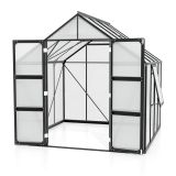 POLIKARBONATNI RASTLINJAK VITAVIA OLYMP 6700 HKP6MM ČRNA 254X258X254