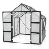 POLIKARBONATNI RASTLINJAK VITAVIA OLYMP 8300 HKP4MM ČRNA 254X257X324