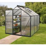 POLIKARBONATNI RASTLINJAK VITAVIA TRITON 3800 HKP 6 MM ČRNA 207X198X193