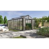 POLIKARBONATNI RASTLINJAK VITAVIA ZEUS COMFORT 15700 VP16MM ČRNA 2.6X6.1M