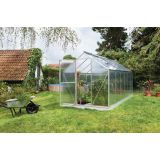 POLIKARBONATNI RASTLINJAK VITAVIA TRITON 7500 VP 4MM 2X3.8M ALU