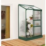 POLIKARBONATNI RASTLINJAK VITAVIA ZIDNI IDA 900 VP 4MM SMARAGDNA 1.3X0.7M