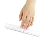 RAVNILO, ŠABLONA LEVIA 20 CM PROZORNO 007131