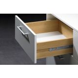 KROGLIČNO VODILO ZA PREDAL HETTICH DIY 315-500 MM, DELNI IZVLEK, UTOR PREDALA 27MM, POCINKAN