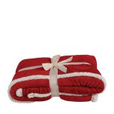 DEKORATIVNA ODEJA HOUSE OF SEASONS RDEČA 170X130 CM