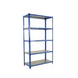 REGAL SIMONRACK 200X100X40 CM 5P/180KG MODRA SIMONCLICK