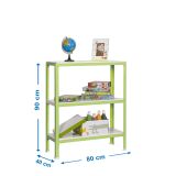 REGAL SIMONRACK 90X80X40 CM 3P/150KG ZELEN BEL SIMONHOME CLICK