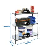 REGAL SIMONRACK 100X80X40 CM 3P/180KG ANTRACIT SIMONCLICK MINI