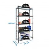 REGAL SIMONRACK 180X80X40 CM 5P/180KG ANTRACIT SIMONCLICK MINI