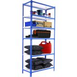 REGAL SIMONRACK 250X100X40 CM 6P/180KG MODRA BELA SIMONCLICK