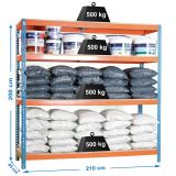 REGAL SIMONRACK SIMONFORTE 2104-4 CHIPBOARD