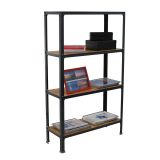 REGAL SIMONRACK 160X100X30 CM 4P/150KG ANTRACIT SIMONHOME CLICK