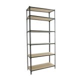 REGAL SIMONRACK 250X110X40 CM 6P/200KG ANTRACIT MADERCLICK SUPER