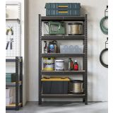 REGAL SONGMICS 150X75X30 CM 5P/130KG GLR030B21 RJAVO-ČRN