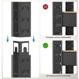 REGAL SONGMICS 150X75X30 CM 5P/130KG GLR030B21 RJAVO-ČRN