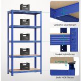 REGAL SONGMICS 180X90X40 CM 5P/175KG GLR040Q01 RJAVO-MODER