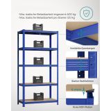 REGAL SONGMICS 200X100X50 CM 5P/120KG GLR050Q01 RJAVO-MODER