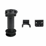 REGULACIJSKA NOGA ZA COKEL HETTICH DIY PVC 100-150 MM, ČRNA