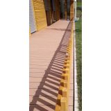 WPC DESKA ZA TERASO BAMBUSWPC RJAVA 2000X150X25 MM