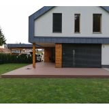 WPC DESKA ZA TERASO BAMBUSWPC RJAVA 2000X150X25 MM