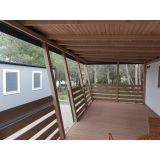 WPC DESKA ZA TERASO BAMBUSWPC RJAVA 2000X150X25 MM