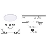 LED PANEL RL VELUNA 4.5W NW FI=75MM IP44